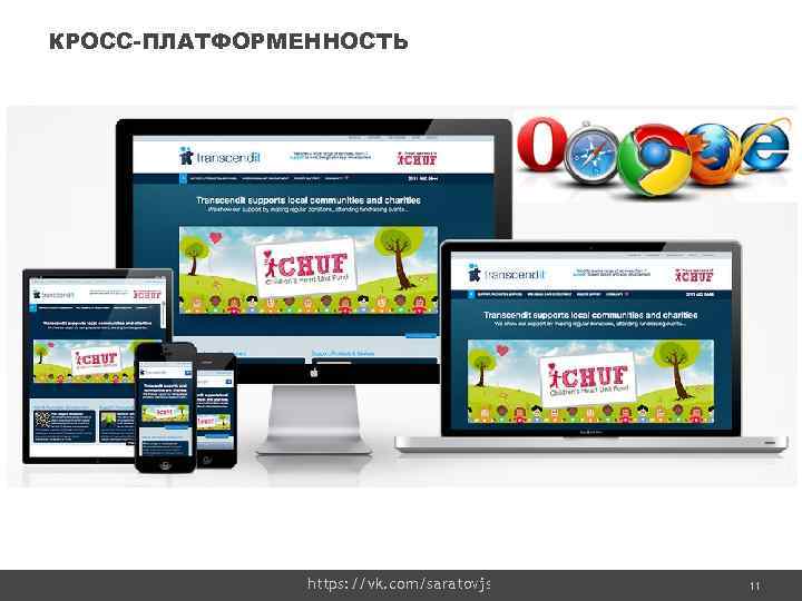 КРОСС-ПЛАТФОРМЕННОСТЬ https: //vk. com/saratovjs Confidential 11 11 