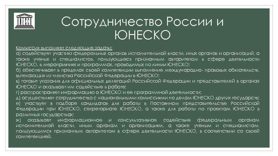 Международная организация юнеско презентация