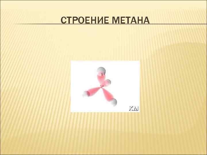 СТРОЕНИЕ МЕТАНА 