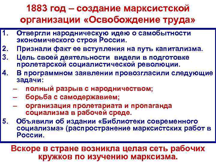 Освобождение труда год. Освобождение труда организация. Создание организации освобождение труда. 1883 Освобождение труда цели. Задачи группы освобождения труда.