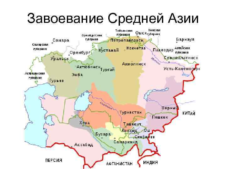 Завоевание Средней Азии 