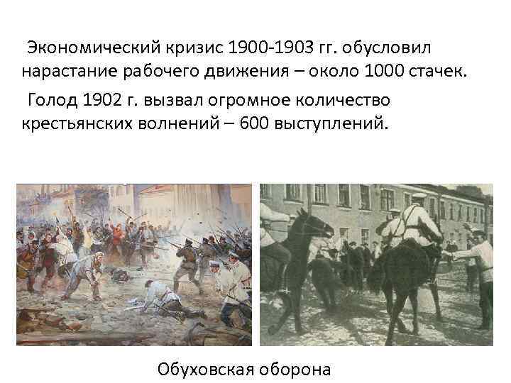 Экономический кризис 1900 1903 презентация