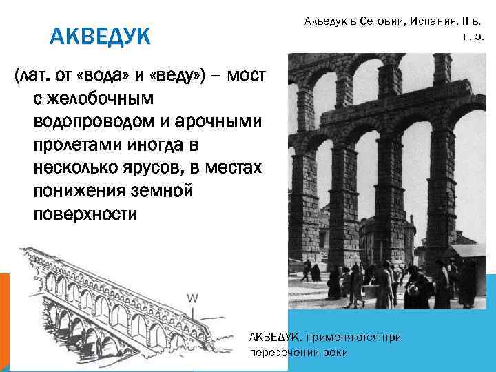 Акведук как работает