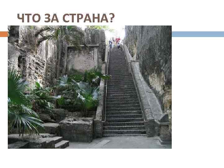 ЧТО ЗА СТРАНА? 