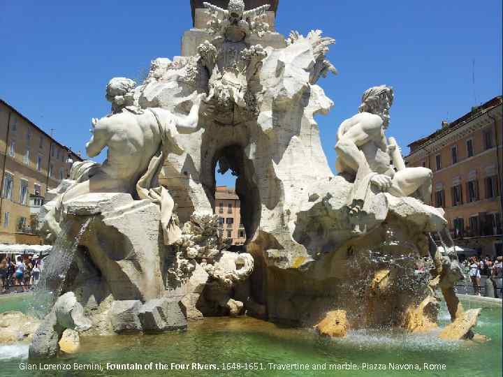 Искусство XVII века. Италия. Gian Lorenzo Bernini, Fountain of the Four Rivers. 1648 -1651.