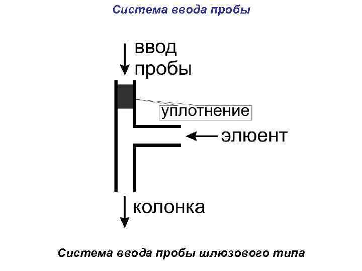 Система ввода пробы шлюзового типа 