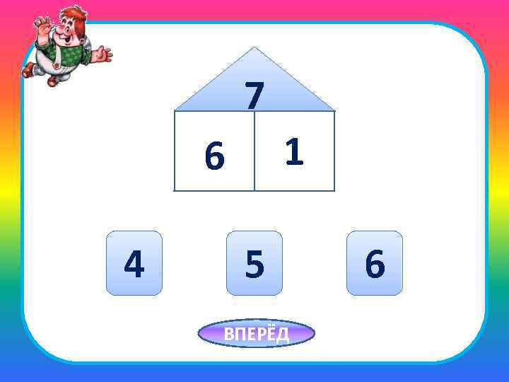 7 1 6 4 5 ВПЕРЁД 6 