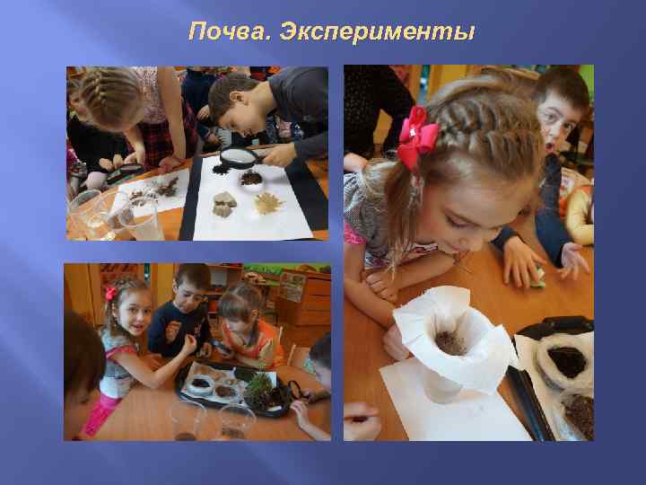 Почва. Эксперименты 