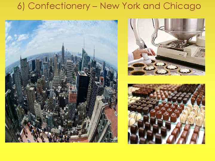 6) Confectionery – New York and Chicago 