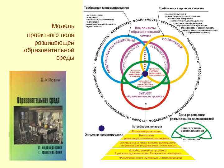 Модель проектного поля развивающей образовательной среды 