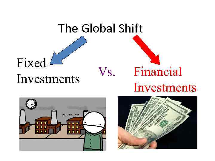 The Global Shift Fixed Investments Vs. Financial Investments 