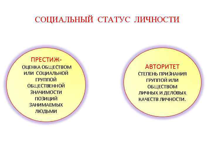 Социальный статус определенная позиция в социальной структуре группы или общества составьте план