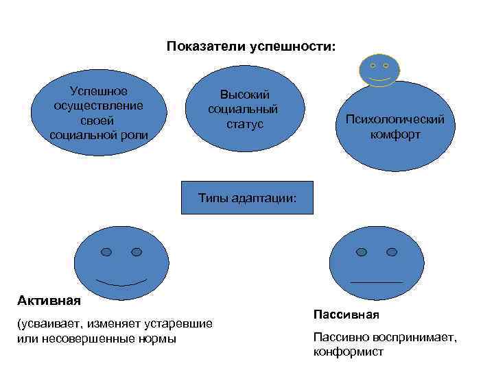 Соц статус и соц роль план