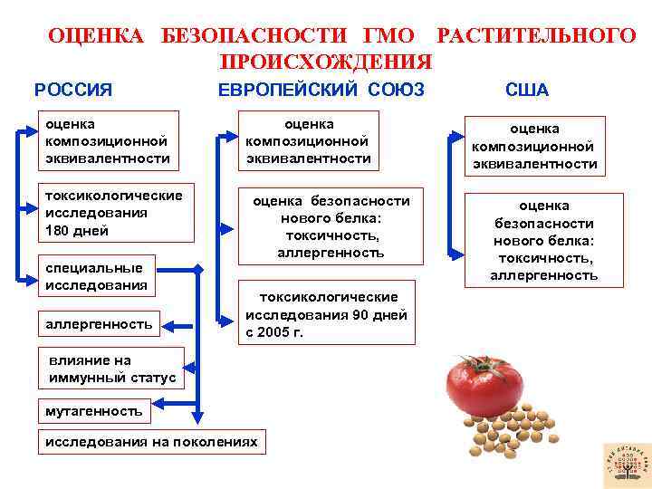  ОЦЕНКА БЕЗОПАСНОСТИ ГМО РАСТИТЕЛЬНОГО ПРОИСХОЖДЕНИЯ РОССИЯ оценка композиционной эквивалентности токсикологические исследования 180 дней