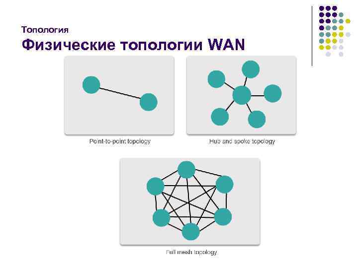 Топология Физические топологии WAN 