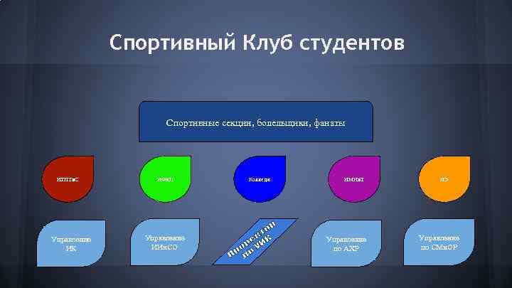 Спортивный Клуб студентов Спортивные секции, болельщики, фанаты ИТПТи. С Управление ИК ИФи. П Управление