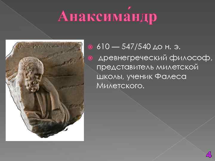 Анаксимандр античная философия