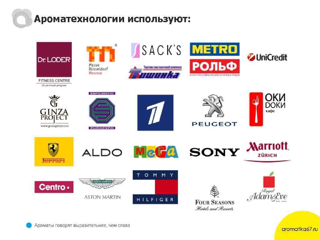 Ароматехнологии используют: 