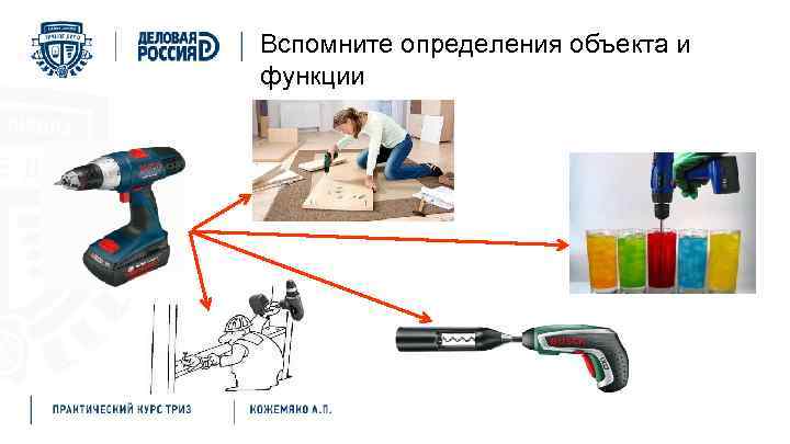 Объекты и функции Вспомните определения объекта и функции 