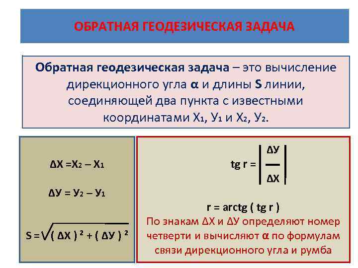 В геодезии для изображения на плоскости точек земной поверхности применяется метод