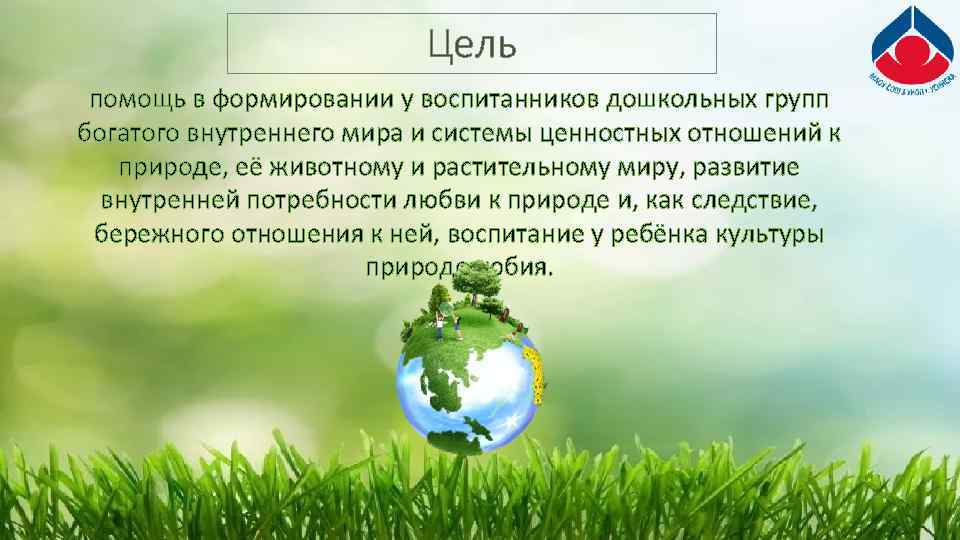 Цель помощь в формировании у воспитанников дошкольных групп богатого внутреннего мира и системы ценностных