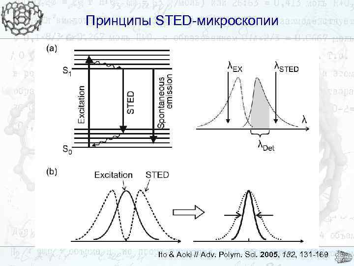 Принципы STED-микроскопии Ito & Aoki // Adv. Polym. Sci. 2005, 182, 131 -169 