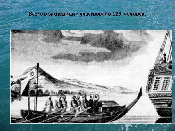 Всего в экспедиции участвовало 129 человек. . 