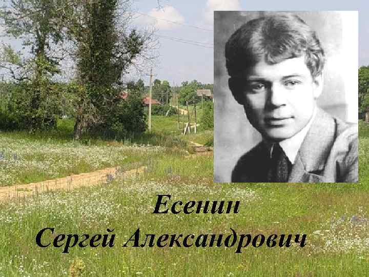 Есенин Сергей Александрович 