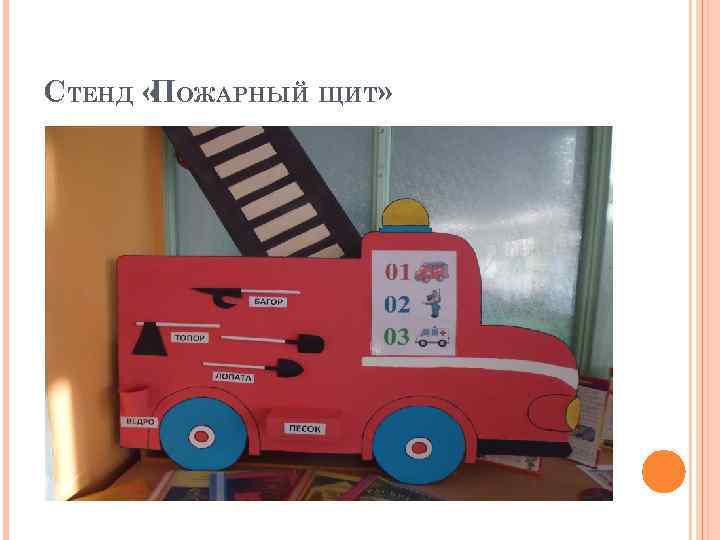 СТЕНД « ОЖАРНЫЙ ЩИТ» П 