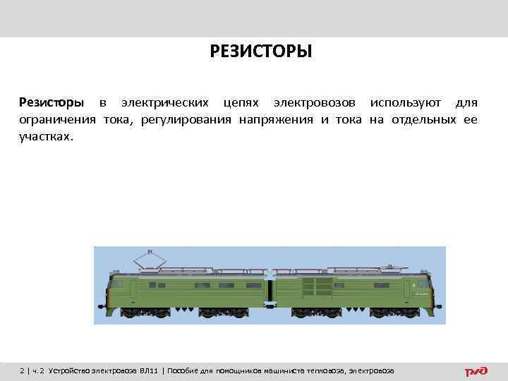 Пусковые резисторы электровоза