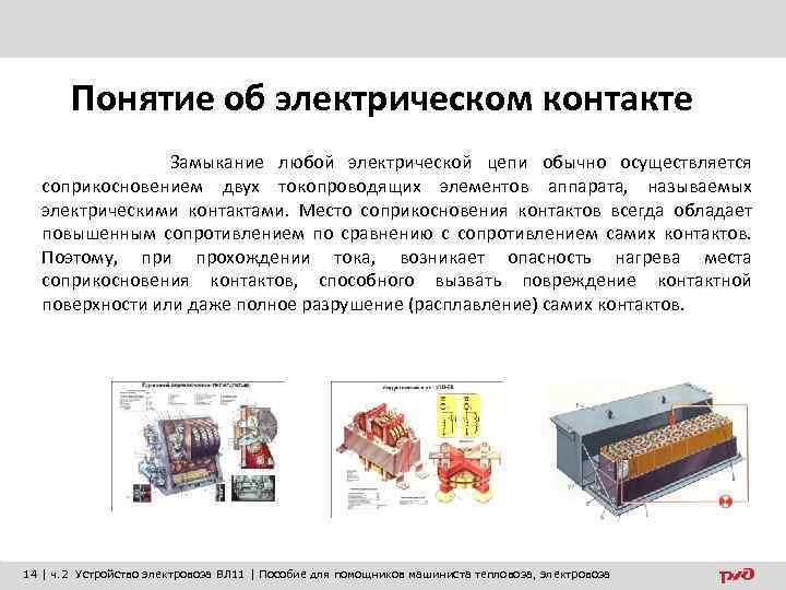 Понятие об электрическом контакте Замыкание любой электрической цепи обычно осуществляется соприкосновением двух токопроводящих элементов