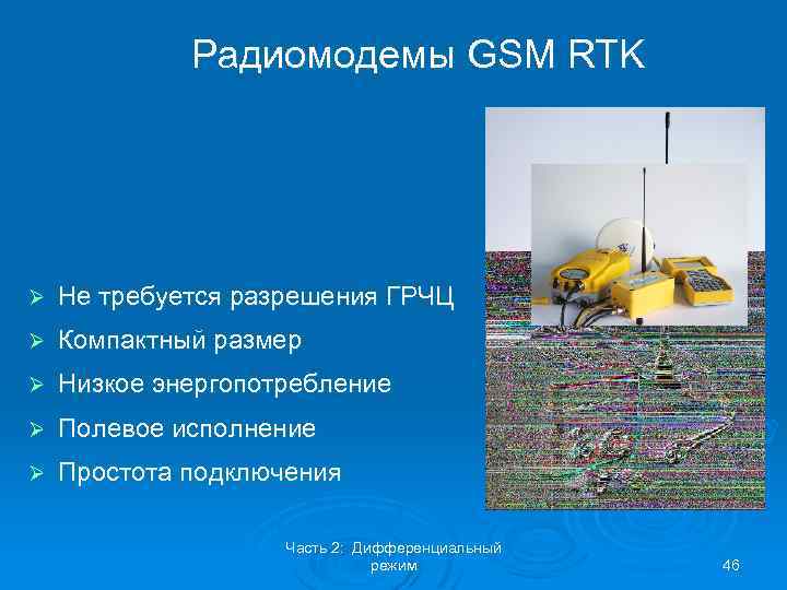 Радиомодемы GSM RTK Ø Не требуется разрешения ГРЧЦ Ø Компактный размер Ø Низкое энергопотребление
