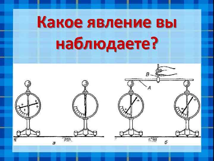 Какое явление вы наблюдаете? 