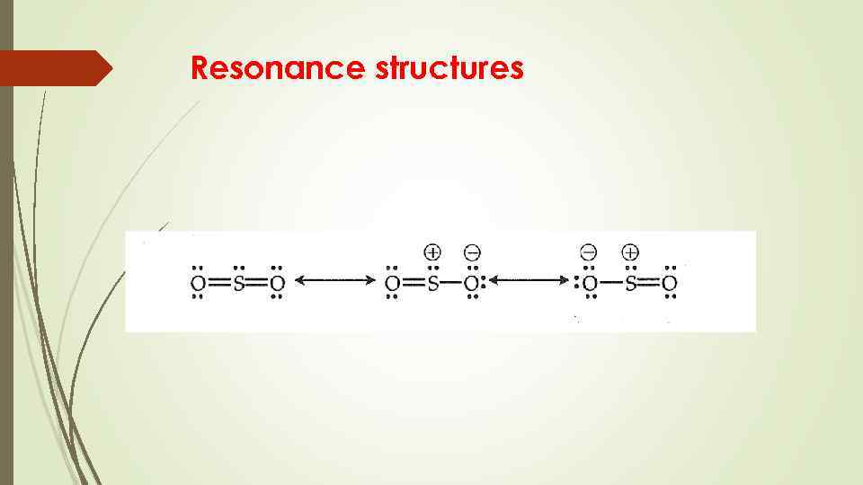 Resonance structures 