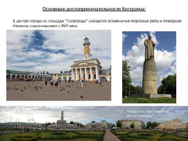 Г Кострома Достопримечательности Фото