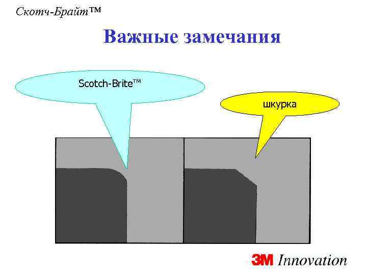 Скотч-Брайт™ Важные замечания Scotch-Brite™ шкурка 