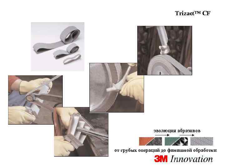 Trizact™ CF эволюция абразивов от грубых операций до финишной обработки 