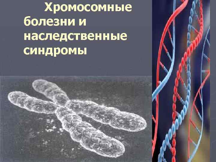  Хромосомные болезни и наследственные синдромы 