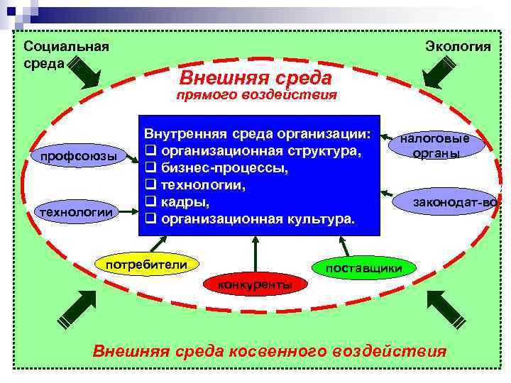 Внешняя среда организации картинки