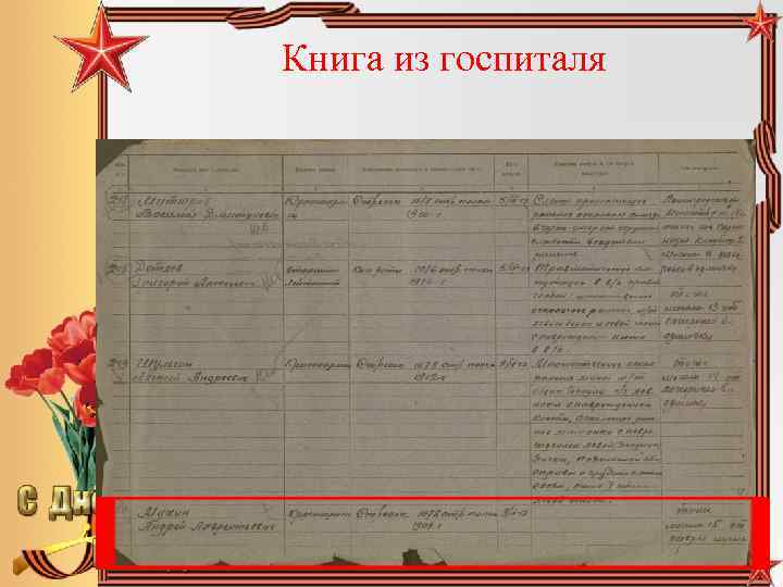 Книга из госпиталя 