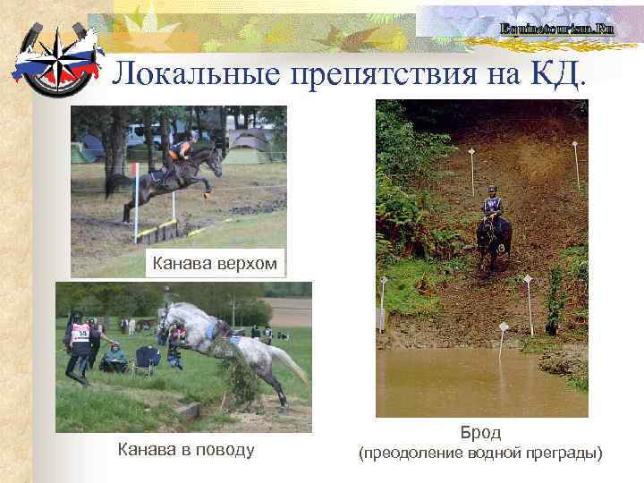 Equinetourism. Ru Локальные препятствия на КД. Канава верхом Канава в поводу Брод (преодоление водной