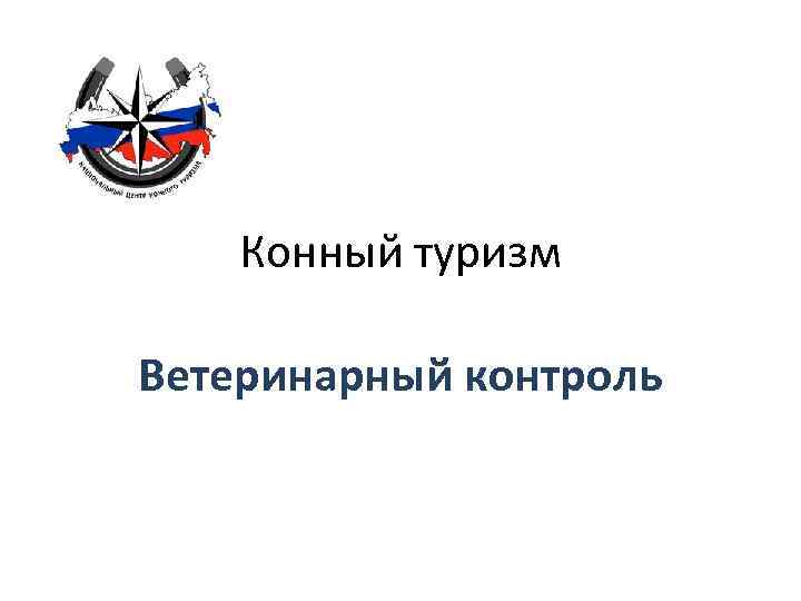 Конный туризм Ветеринарный контроль 