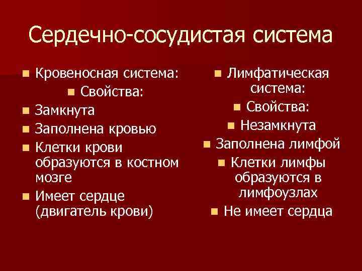 Сердечно-сосудистая система n n n Кровеносная система: n Свойства: Замкнута Заполнена кровью Клетки крови