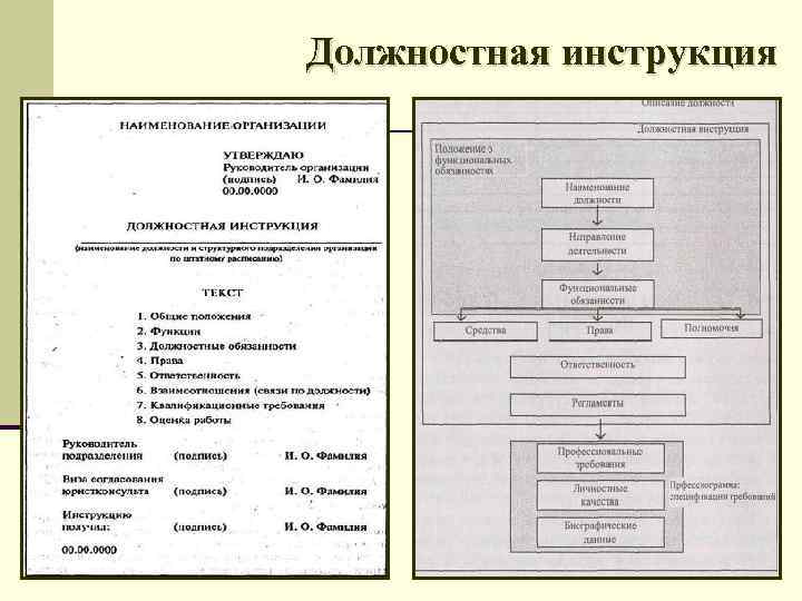 Должностная инструкция 