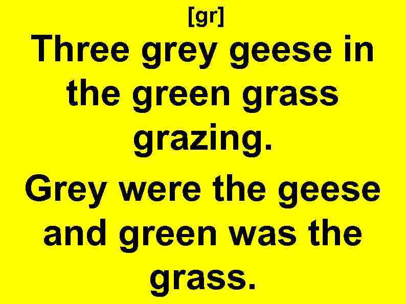 [gr] Three grey geese in the green grass grazing. Grey were the geese and