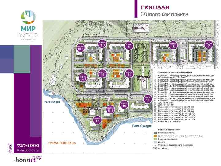 ГЕНПЛАН Жилого комплекса 