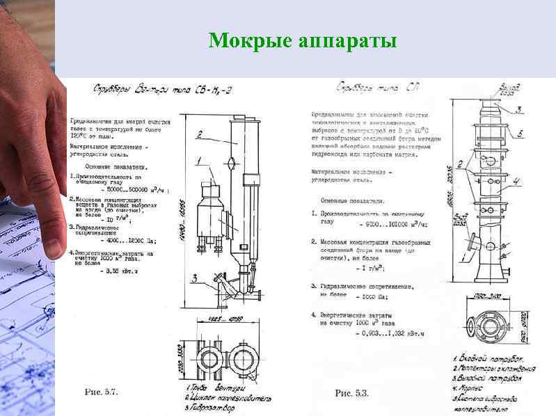 Мокрые аппараты 