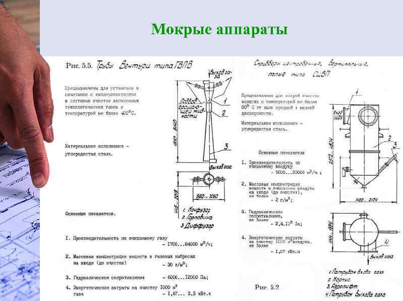 Мокрые аппараты 