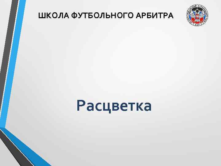 ШКОЛА ФУТБОЛЬНОГО АРБИТРА Расцветка 