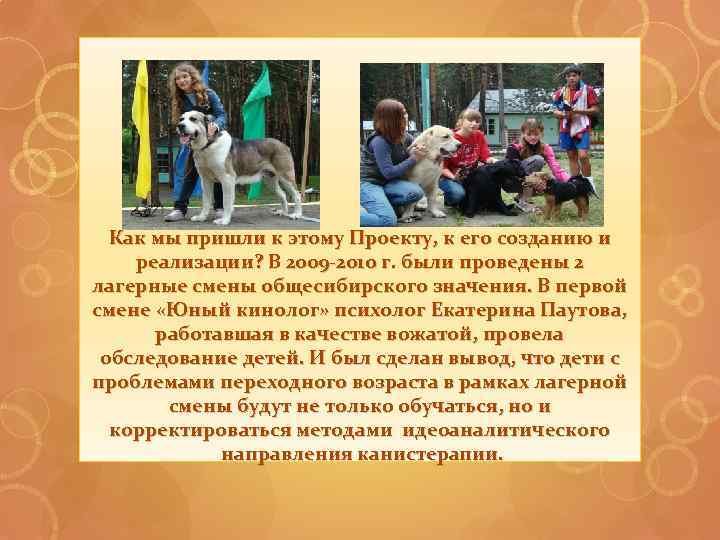 Как мы пришли к этому Проекту, к его созданию и реализации? В 2009 -2010